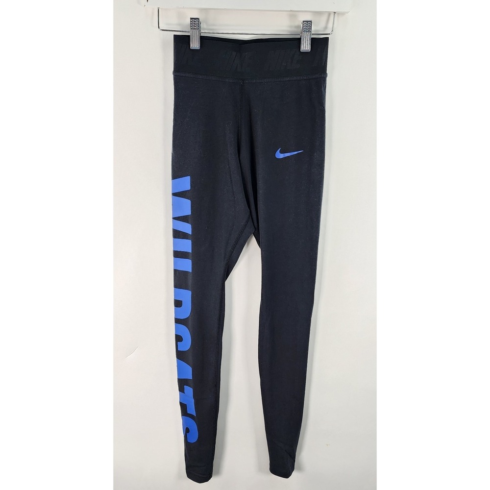 Nike UK Wildcats Leggings Women's XS Athlete Issued High Waisted Logo